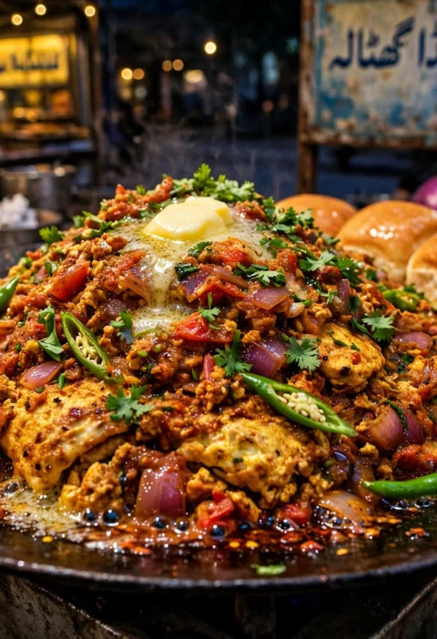 Anda Ghotala – silky street-style scrambled eggs