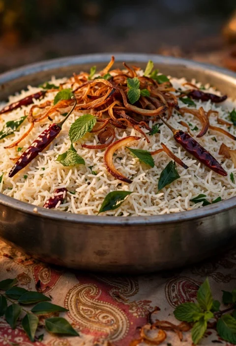 Bagara Rice – Hyderabad's tempered basmati