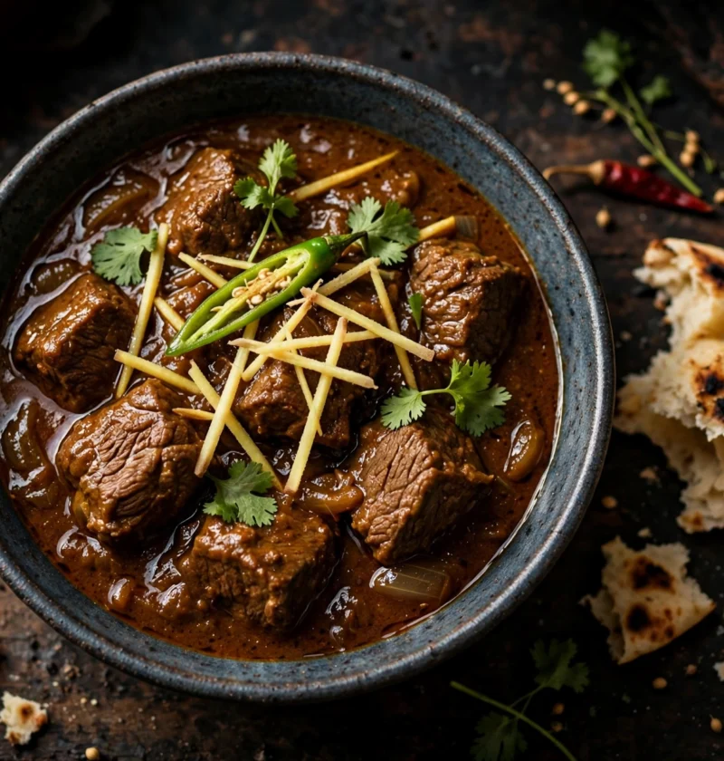Beef curry – tender beef in browned onion gravy