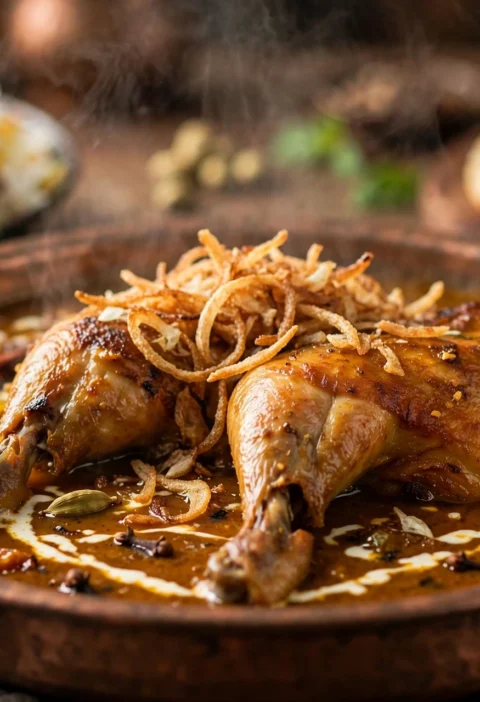 Chicken Chaap – leg quarters in rich Mughlai gravy