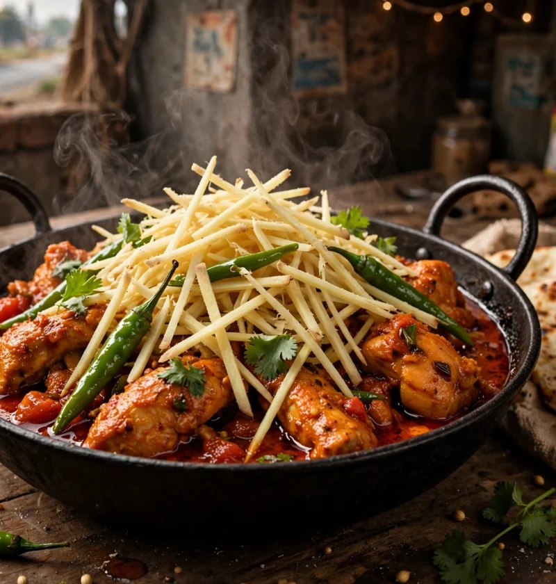 Chicken Ginger – strips under fresh ginger juliennes