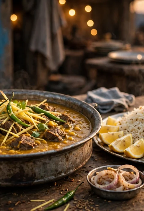 Daal Gosht – chana daal and beef in rich gravy