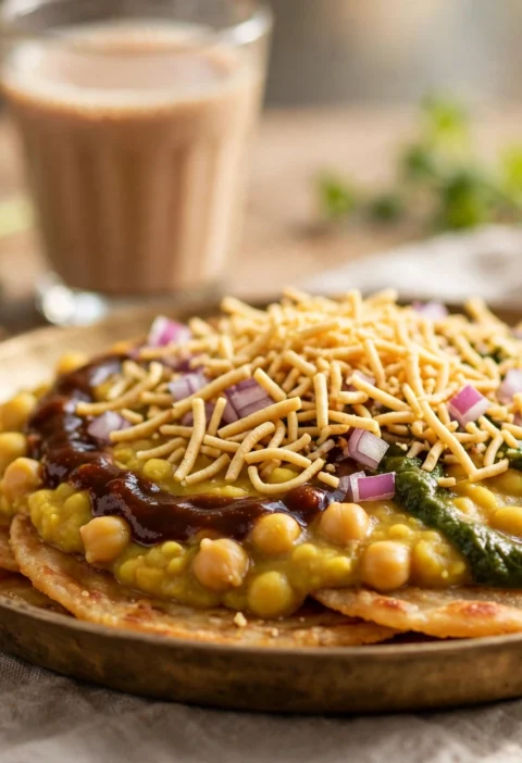 Daal Pakwan – crisp pakwan with chana dal