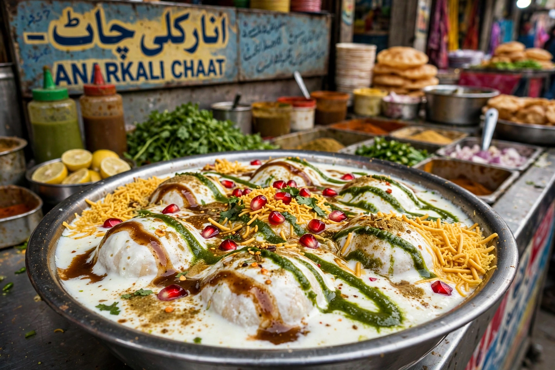 Dahi Bhalla – soft lentil dumplings in yogurt