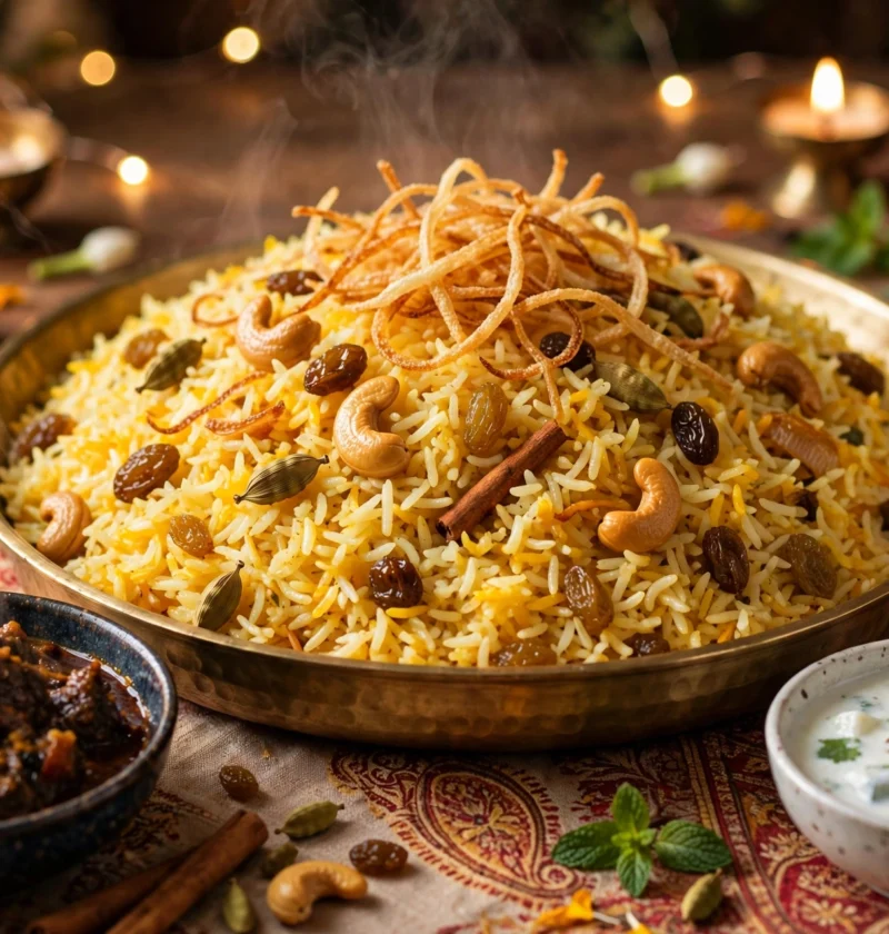 Golden Rice After Cook Ghee Rice Recipe – Fragrant, Glossy & Celebration-Ready in 5 Easy Steps