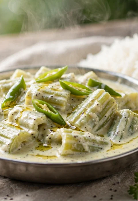 Jhinge Posto – ridge gourd in poppy seed sauce
