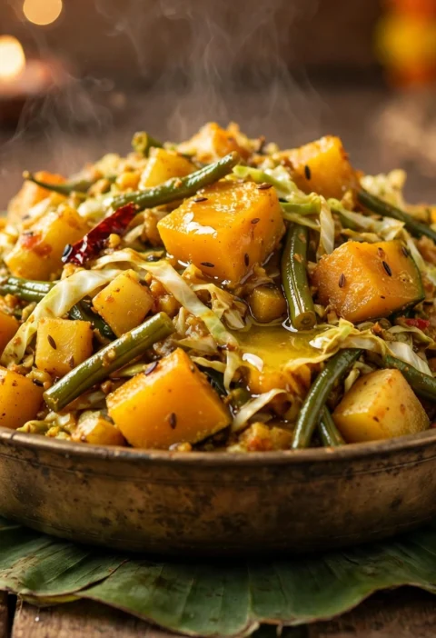 Labra – festive mixed vegetables with ghee