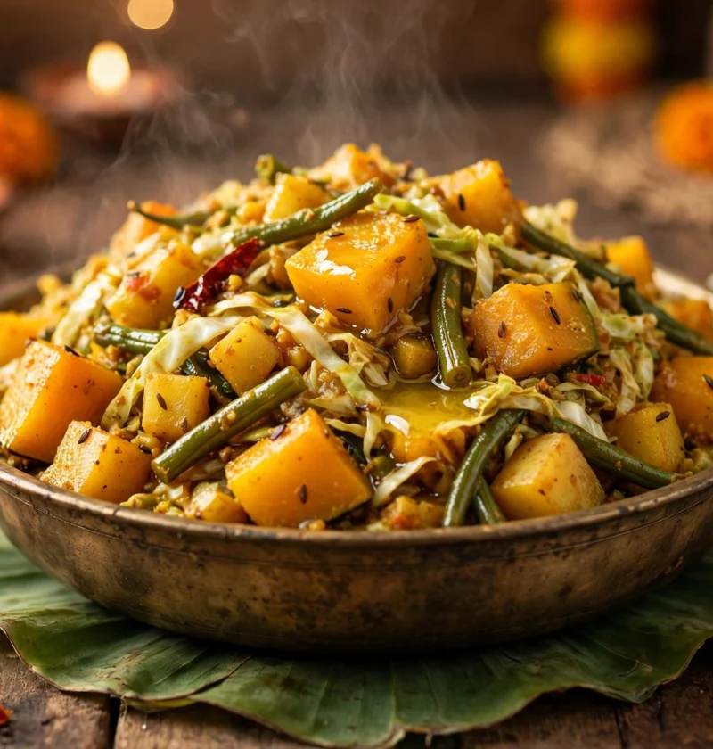 Labra – festive mixed vegetables with ghee