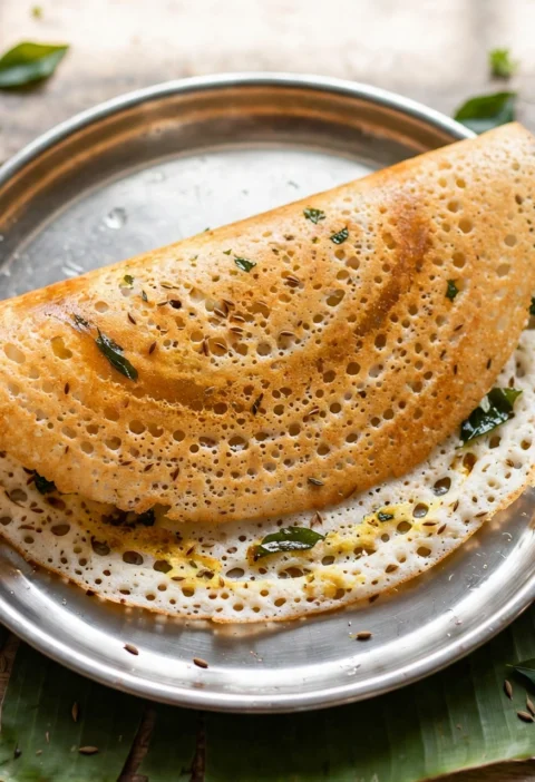 Rava Dosa – lacy crisp instant semolina crepe