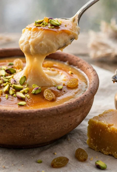 Nolen Gurer Payesh – jaggery rice pudding