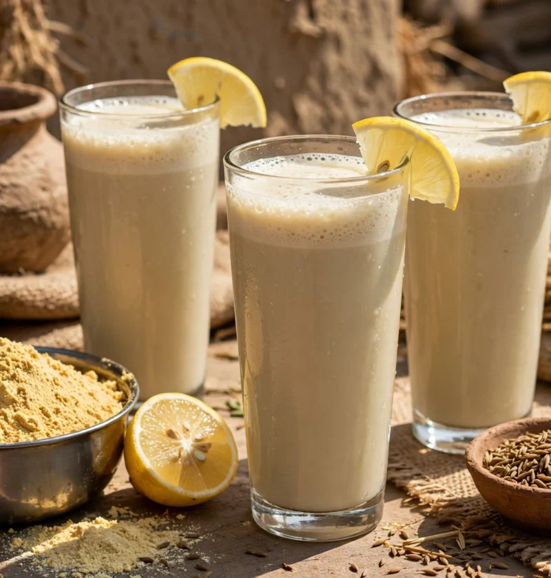 Sattu sharbat – roasted gram protein cooler